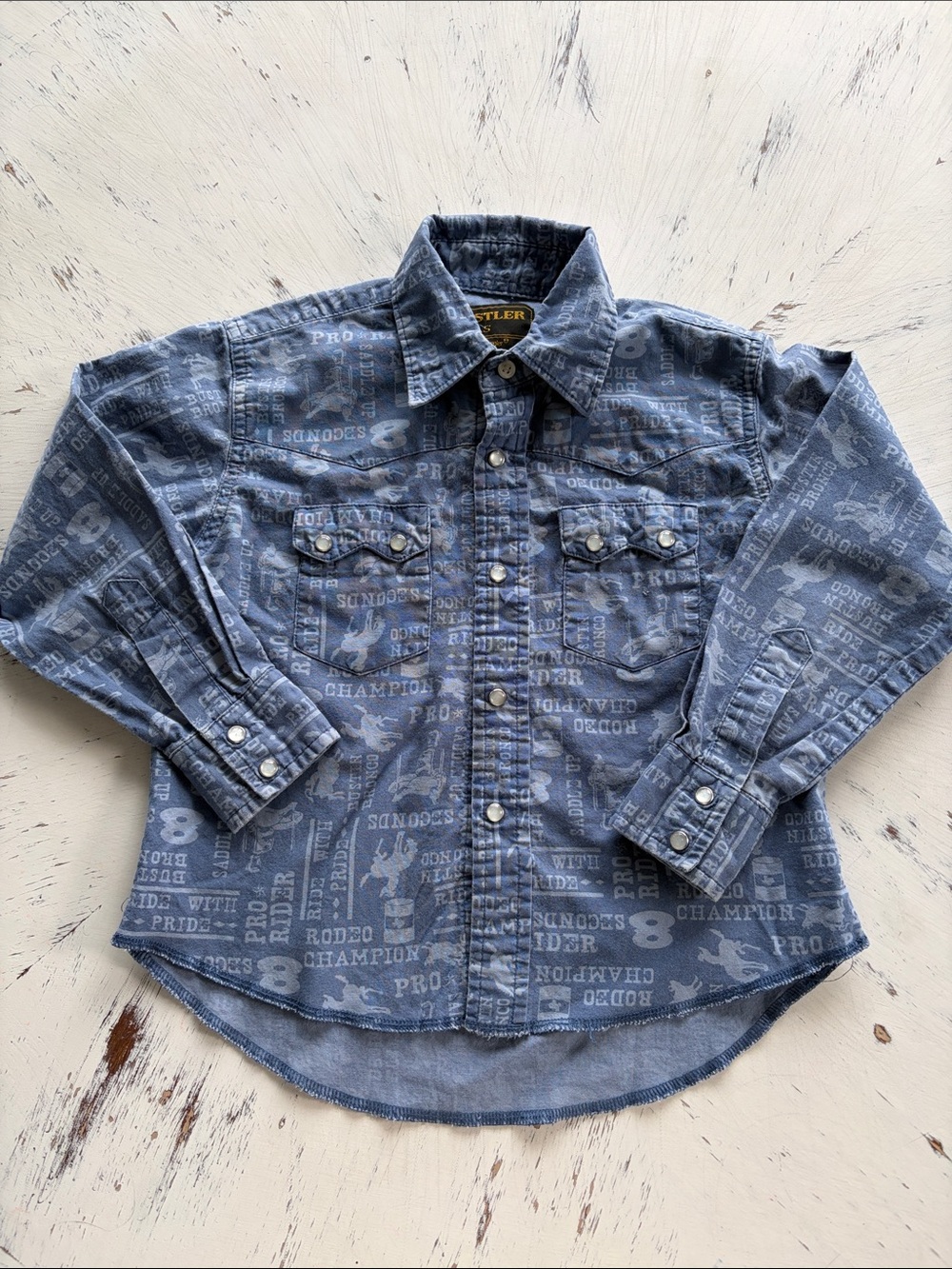 Kids Rustler by Wrangler Western Shirt